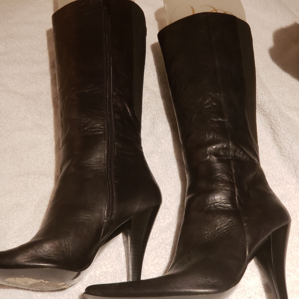 High dress boots